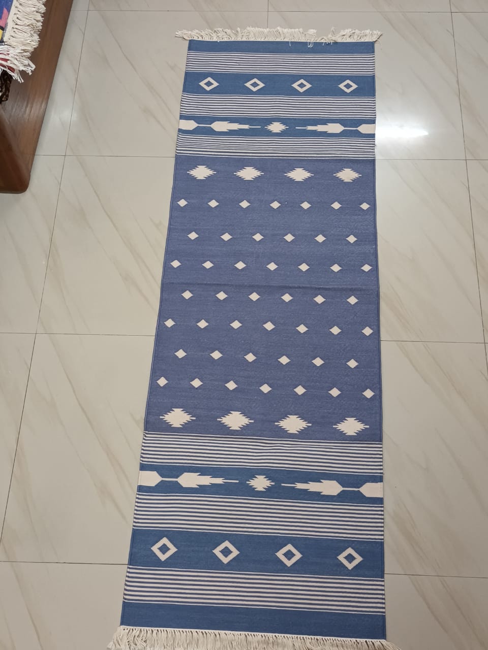 Blue Floor Runner