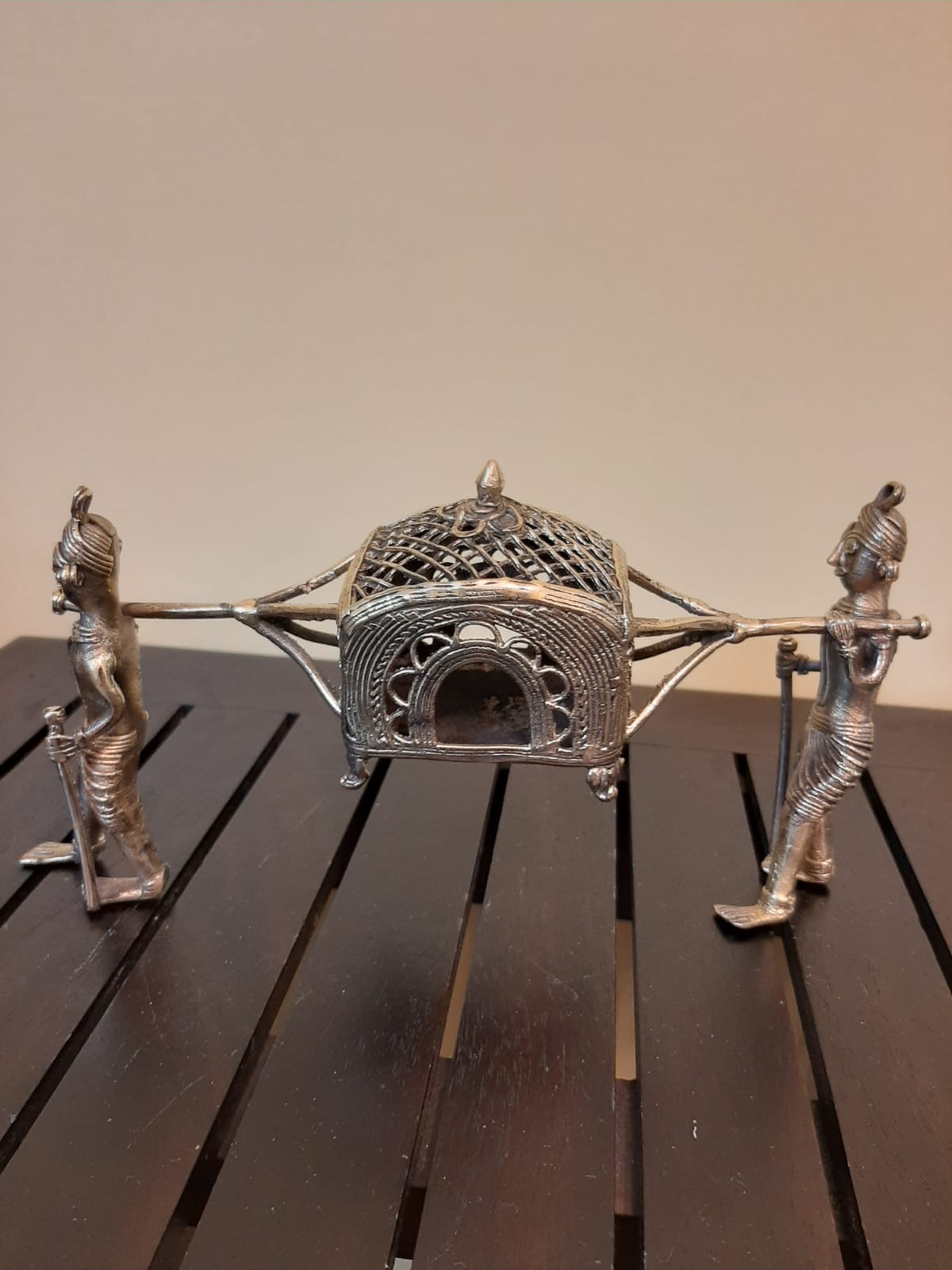 Palanquin and its Bearers Dokra