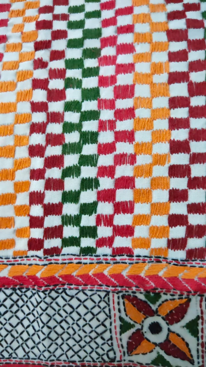 Multicoloured Handcrafted Cushion Covers (Set of 2)