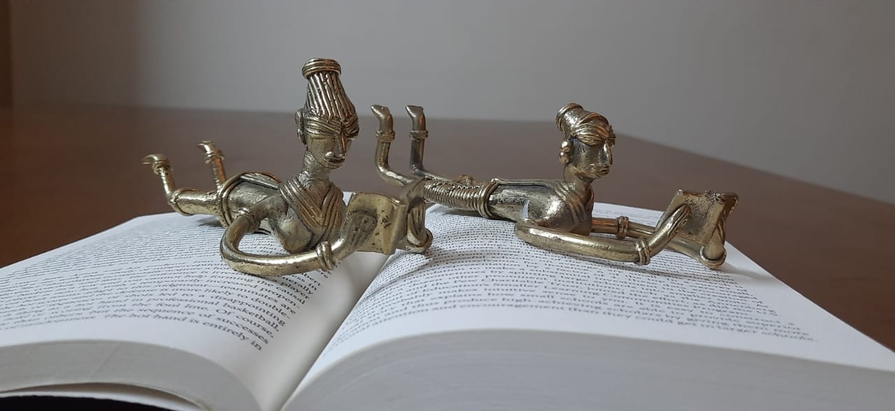 Paperweights - Lady reading a book