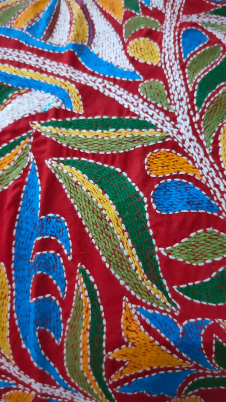Multicoloured Handcrafted Cushion Covers (Set of 2)