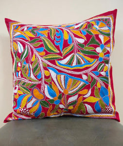 Multicoloured Handcrafted Cushion Covers (Set of 2)