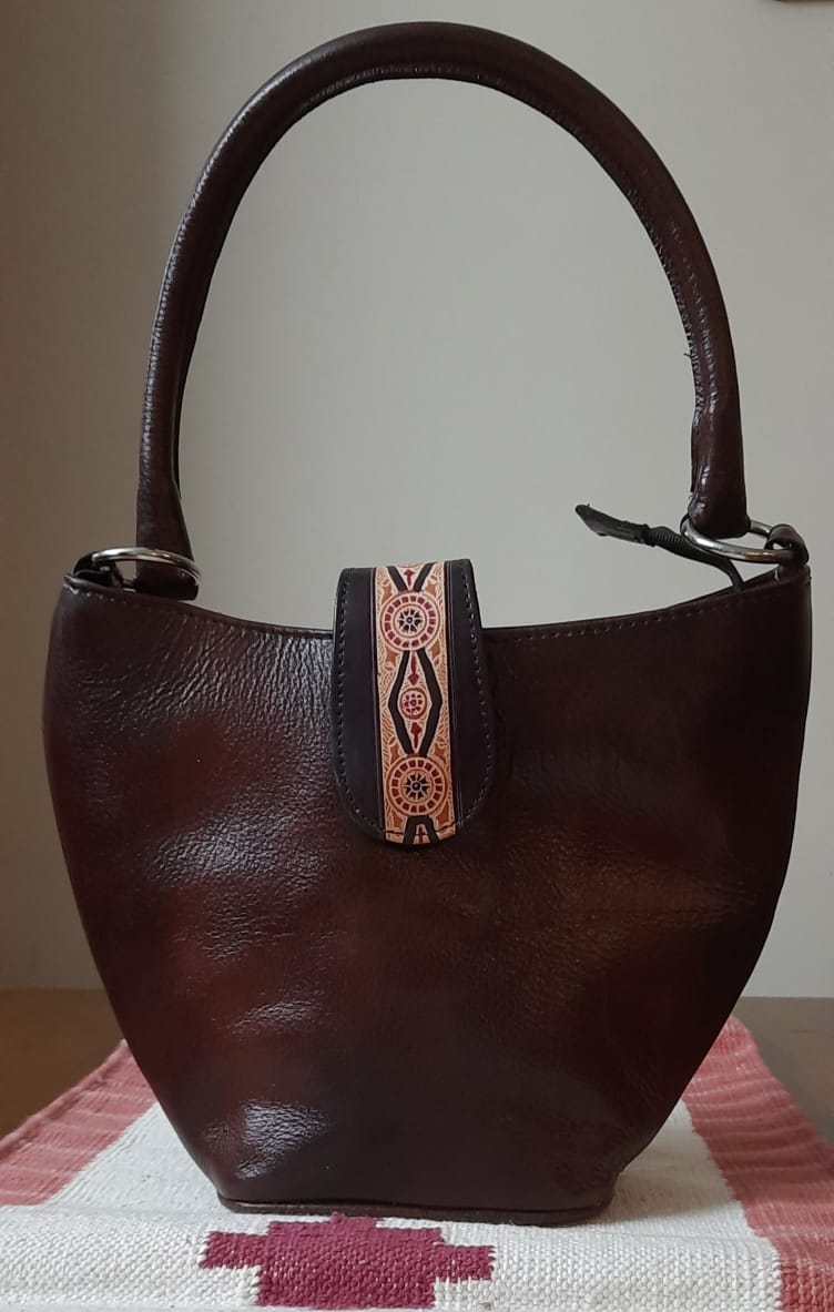 Brown Leather Handbag