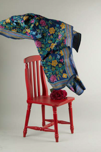 Royal Blue Kantha Dupatta