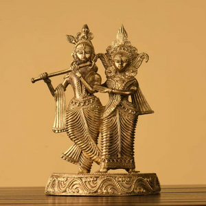 Radha Krishna - Handcrafted Dokra Artefacts