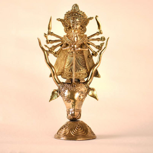 The OG of Power - Durga Handcrafted Dokra Artefact